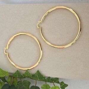 Gold Filled Tube Hoop Earrings